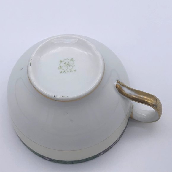 Vintage Noritake - Coffee Cup & Saucer - Cherry Blossom Back Stamp ca 1924 - Picture 8 of 10